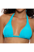 Luli Fama Beach Fuzz Triangle Halter Top